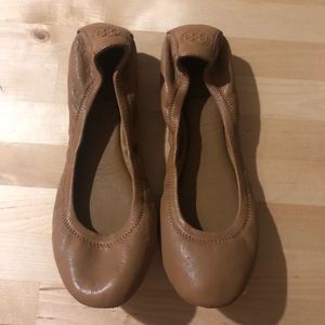 Leather Tory Burch Flats